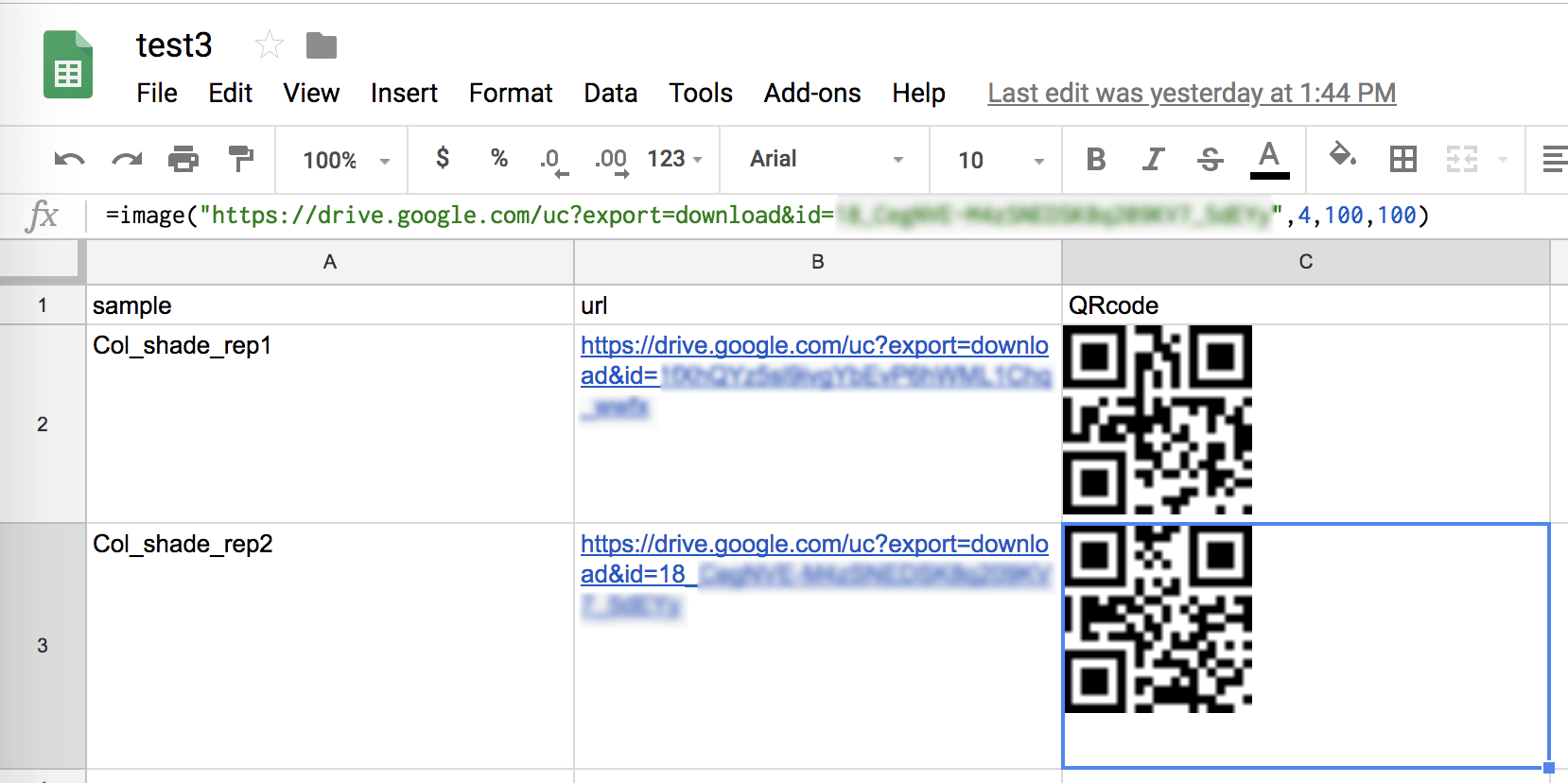 How to make QR code in Google Sheet using Daddy's